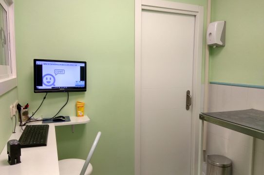 Sala de consulta de Clínica Veterinaria La Solana